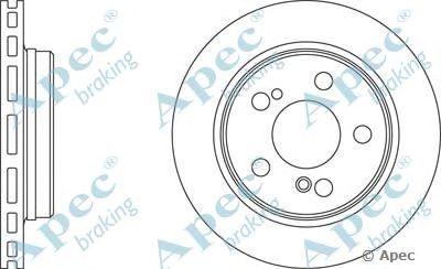 APEC BRAKING dsk317 -  Тормозной диск